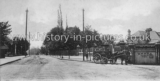 The Fire Station & High Road, Buckhurst Hill, Essex. c.1908